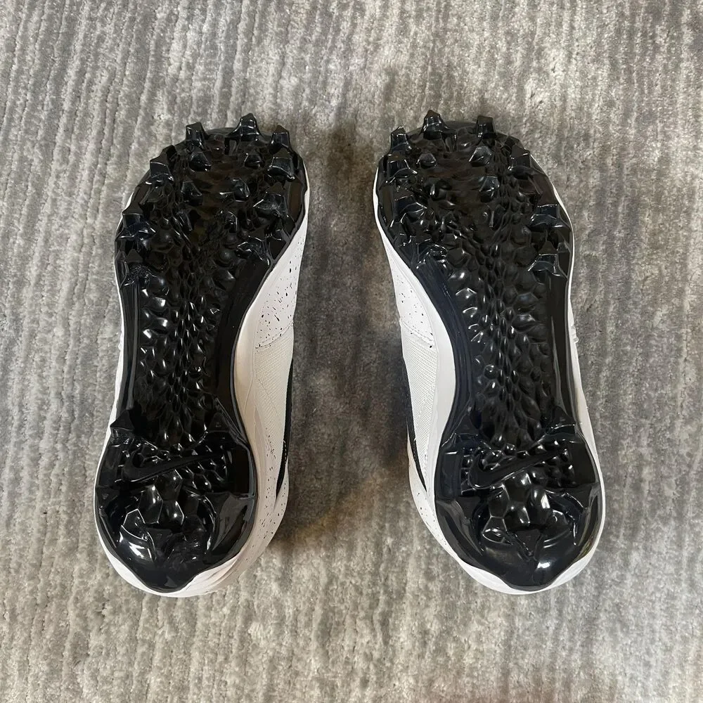 Jordan Stadium 90 Low TD Mens 9 White Black Football Cleats Nike HQ0210-100